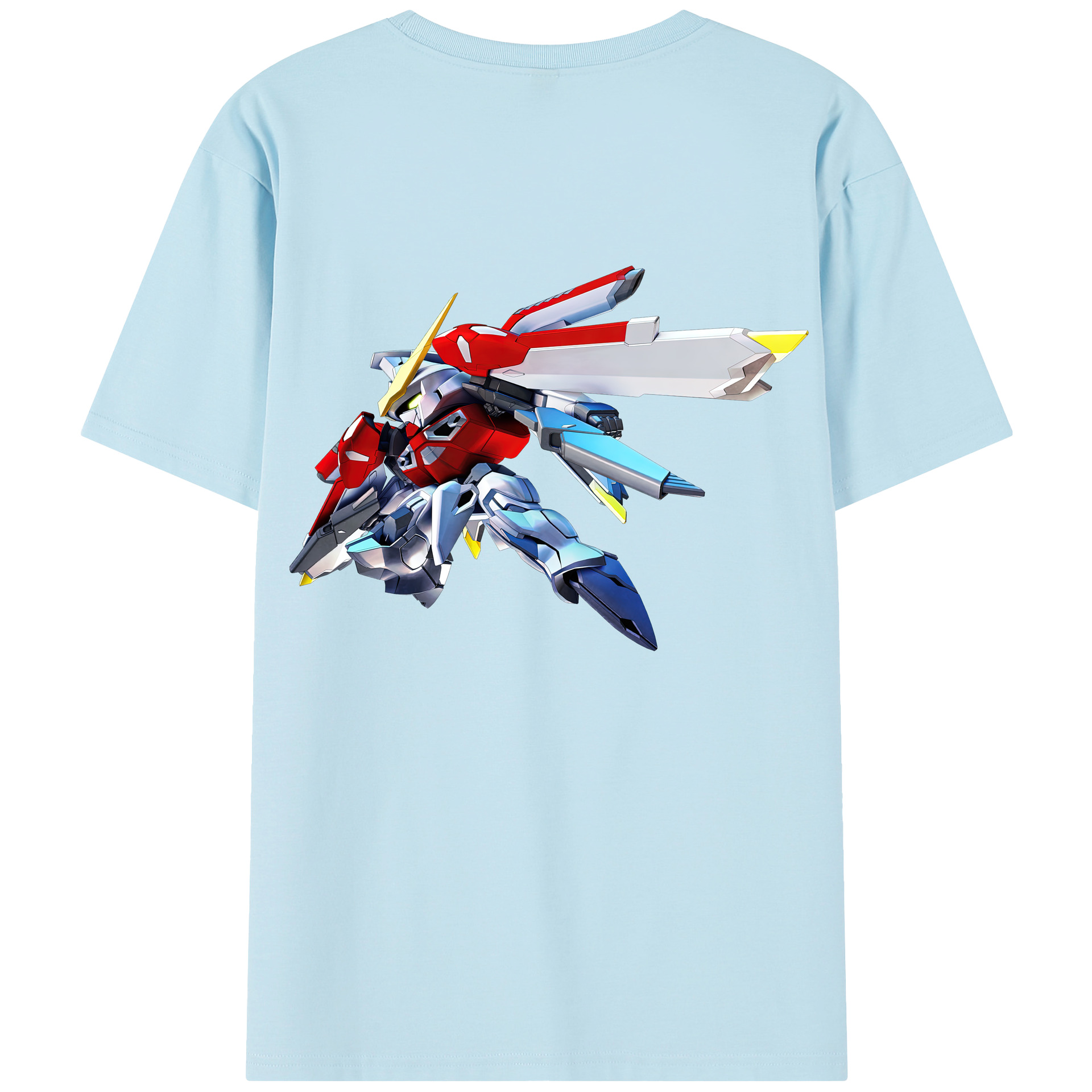 （画像用） 機動戦士ガンダム Mobile Suit Gundam 綿100％半袖Tシャツ（背面プリント）